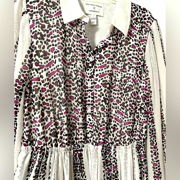 Girl with Curves x Lane Bryant Midi Dress 16 - Picture 4 of 6